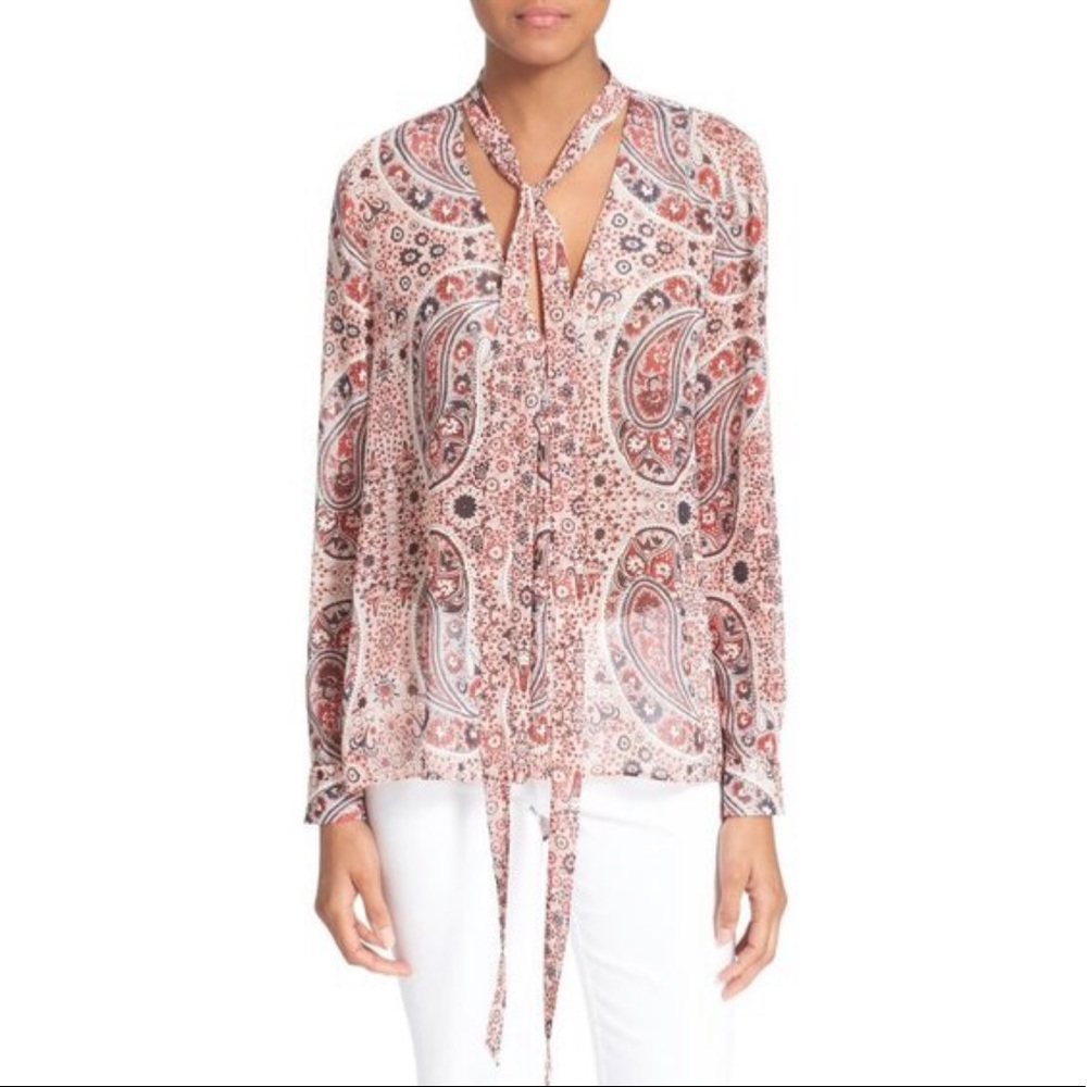 Alice + Olivia - Anabel Paisley Blouse